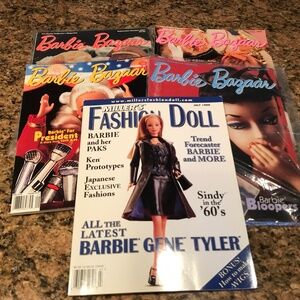Barbie Bazaar Magazine Lot of 4 Plus Bonus Miller Magazine